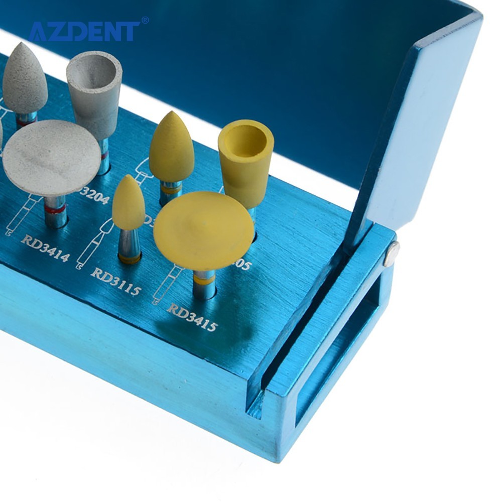 Dental Zirconia Intraoral Clinical Diamond Polishing Kit For Low Speed Handpiece