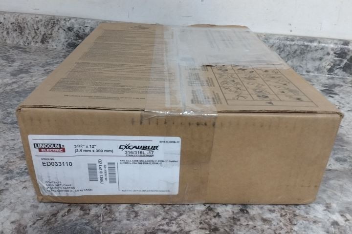 Lincoln Electric ED033110 3 Pk 12 In Overall L 8 Lb Stick Welding Electrodes