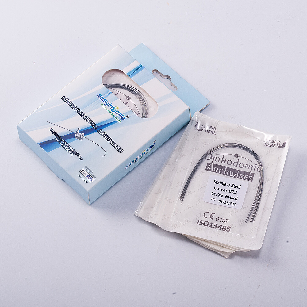 10Pack Dental Orthodontic Stainless Steel Arch Wire Ovoid Upper/Lower Teeth Wire
