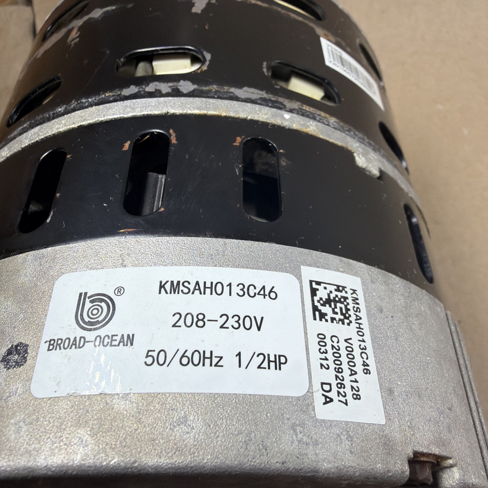 TESTED🔥 BROAD-OCEAN ECM BLOWER MOTOR 1/2HP 208-230V ZWK702B53812101