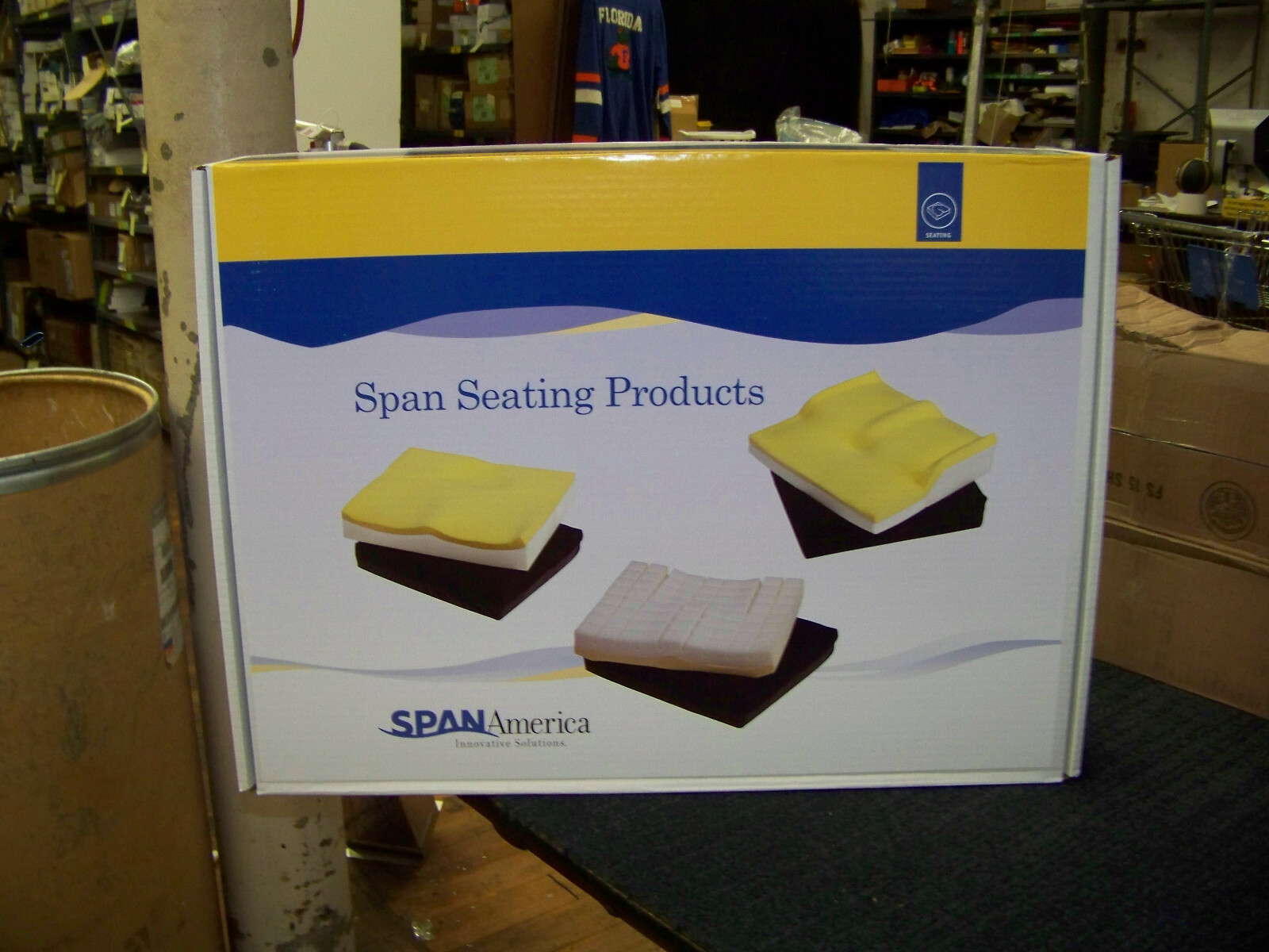 Span America Seating product Geo-Matt PRT cushion24″x18″ w/ case