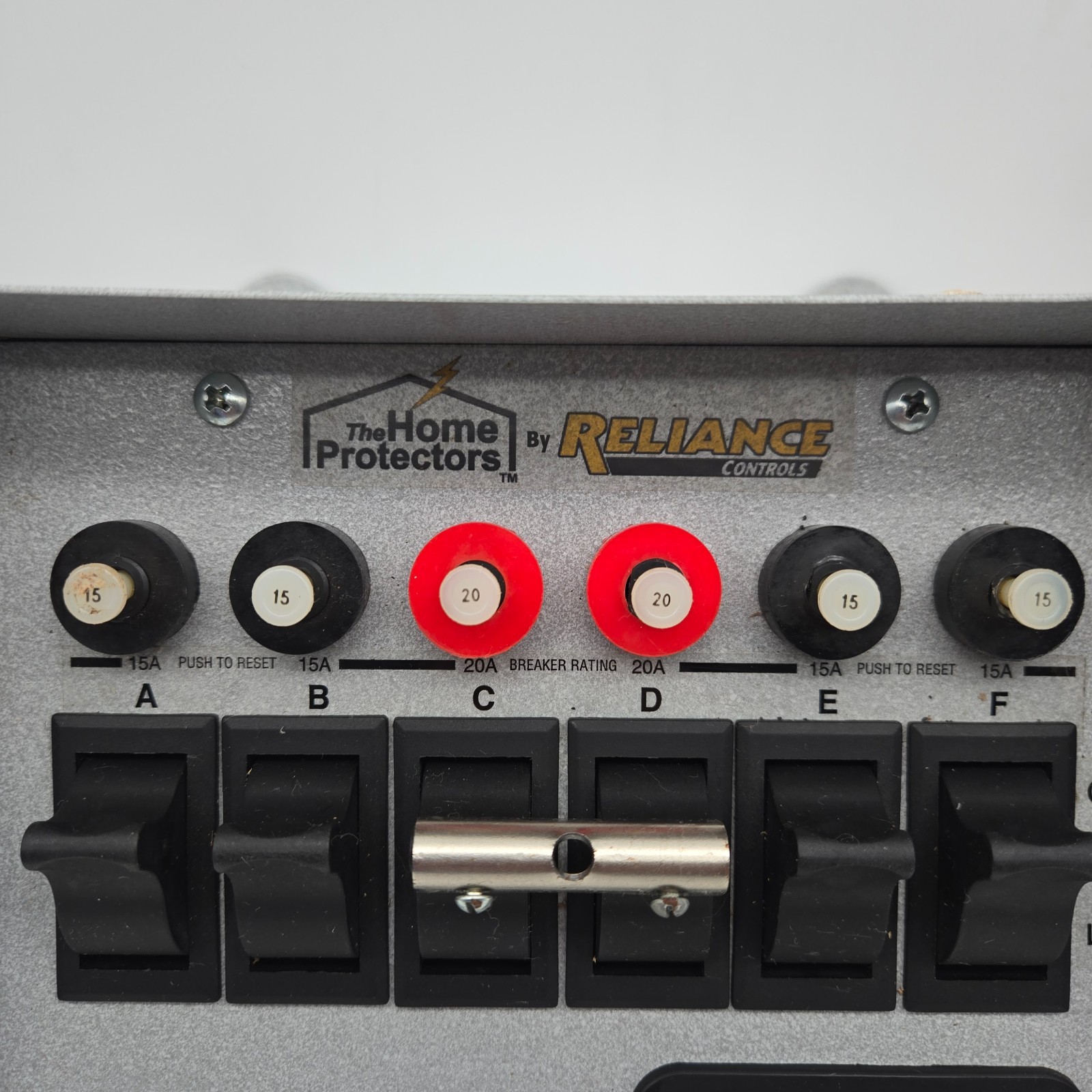 Reliance Controls 30216B 6 Circuit 30Amp Generator Standby Power Transfer Switch