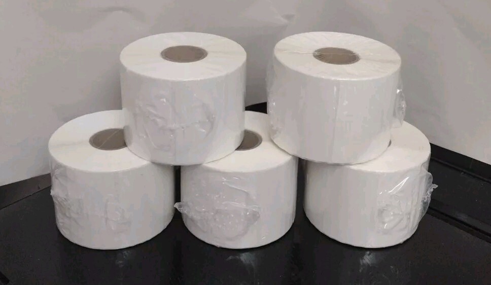 5 Rolls 2.25″ x 1.25″ 1000 Direct Thermal Barcode Labels Bought From Uline