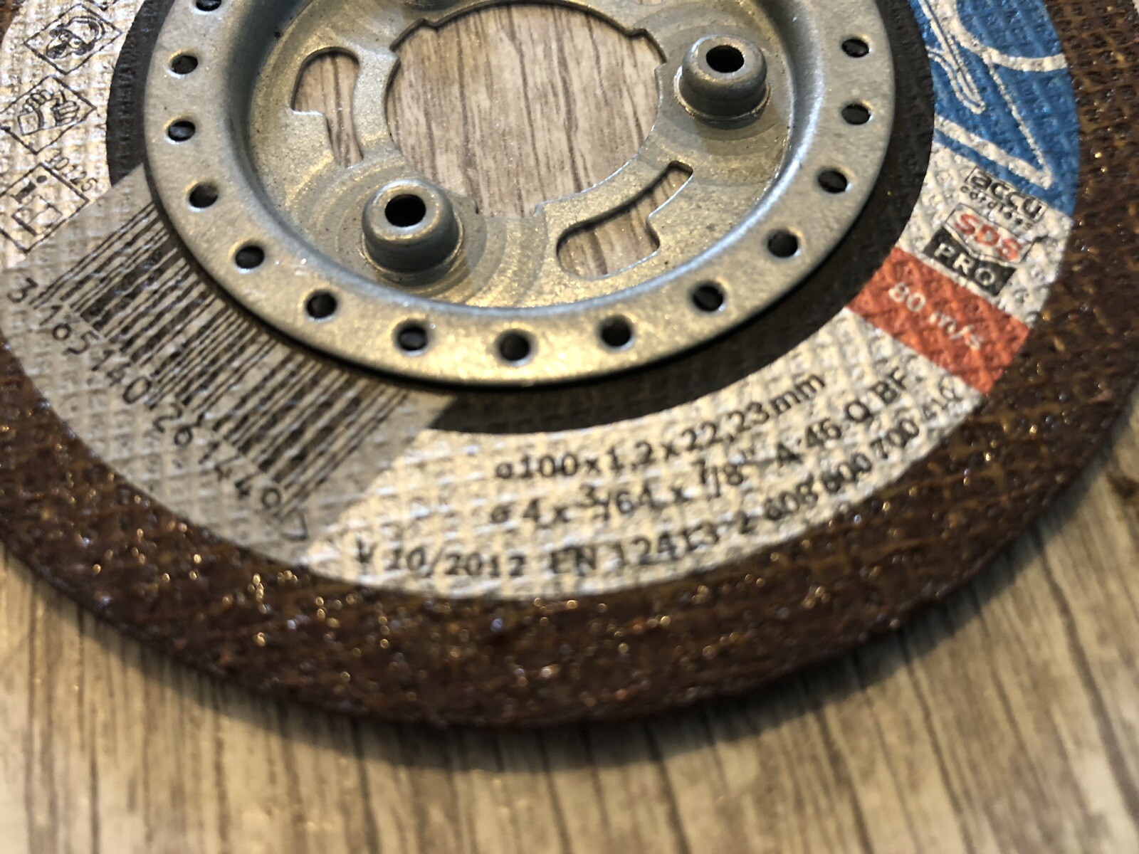 Bosch 3165140261449 SDS PRO ACCU Grinder Cutting Disc 100mm Diameter 1.2mm Thick