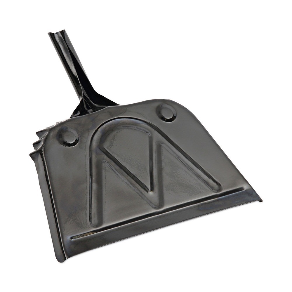 Boardwalk 04212EA 12″ Wide Metal Dust Pan w/ 2″ Handle – Black New