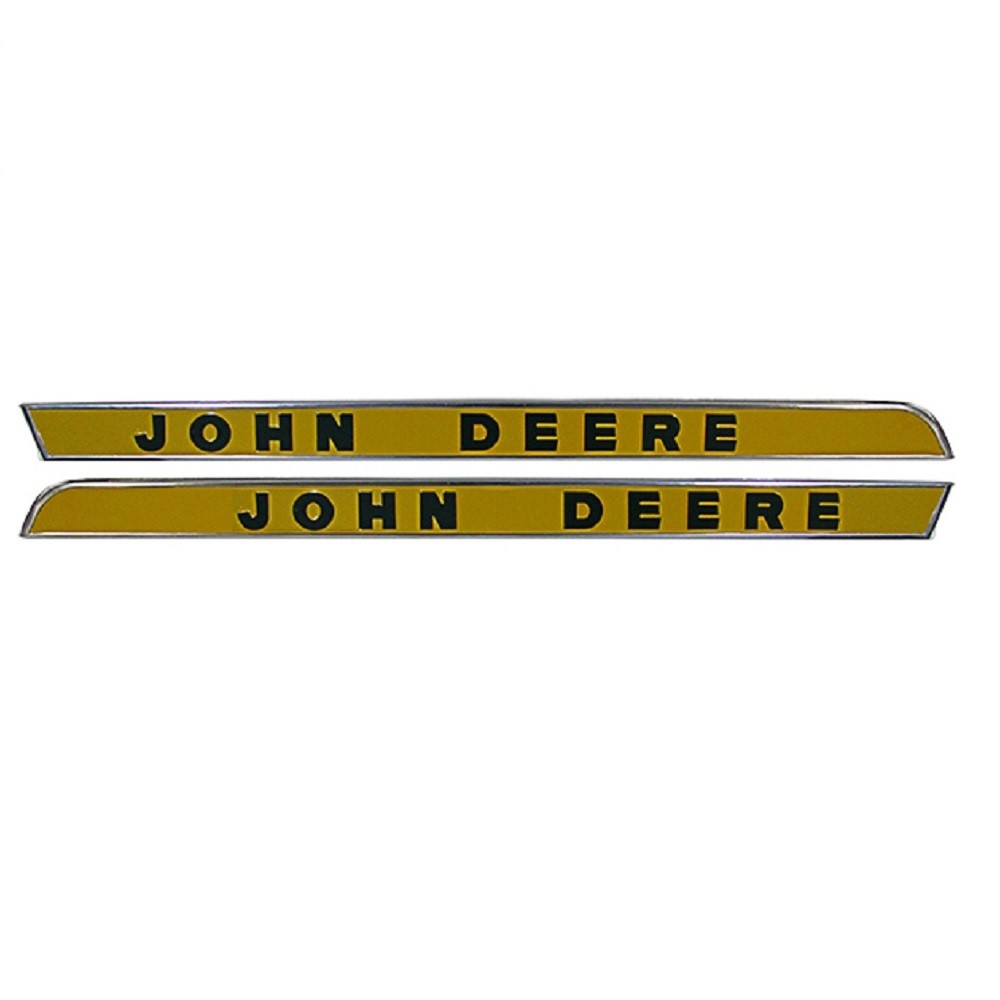 Right & Left Hand Side Moldings (Raised Letters) Fits John Deere