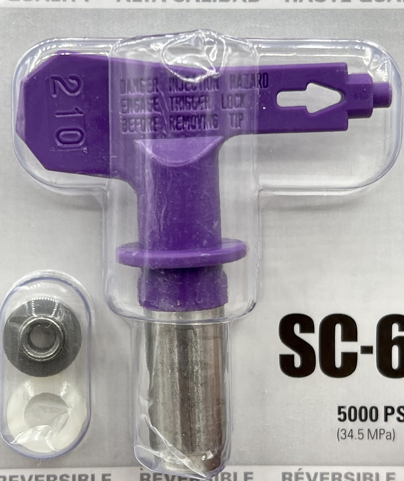NEW Titan 671-210 5000 PSI SC-6+ Synergy Fine Finish Tip 0.010 in. SHIPS FREE!