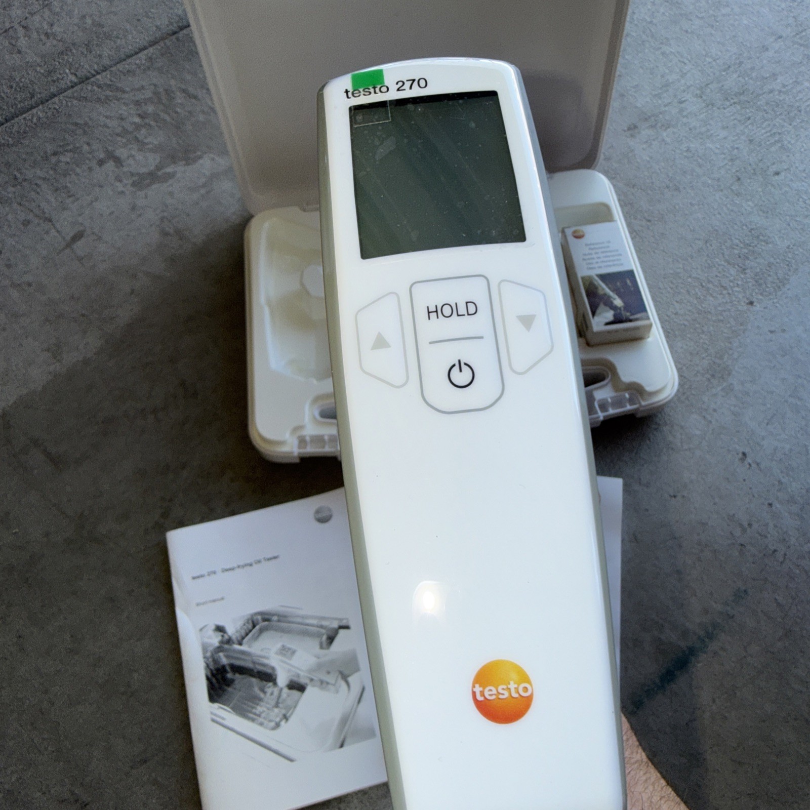 Testo 270 Frying Oil Quality Tester, 104°F to 392°F, 0 to 40% TPM NEW