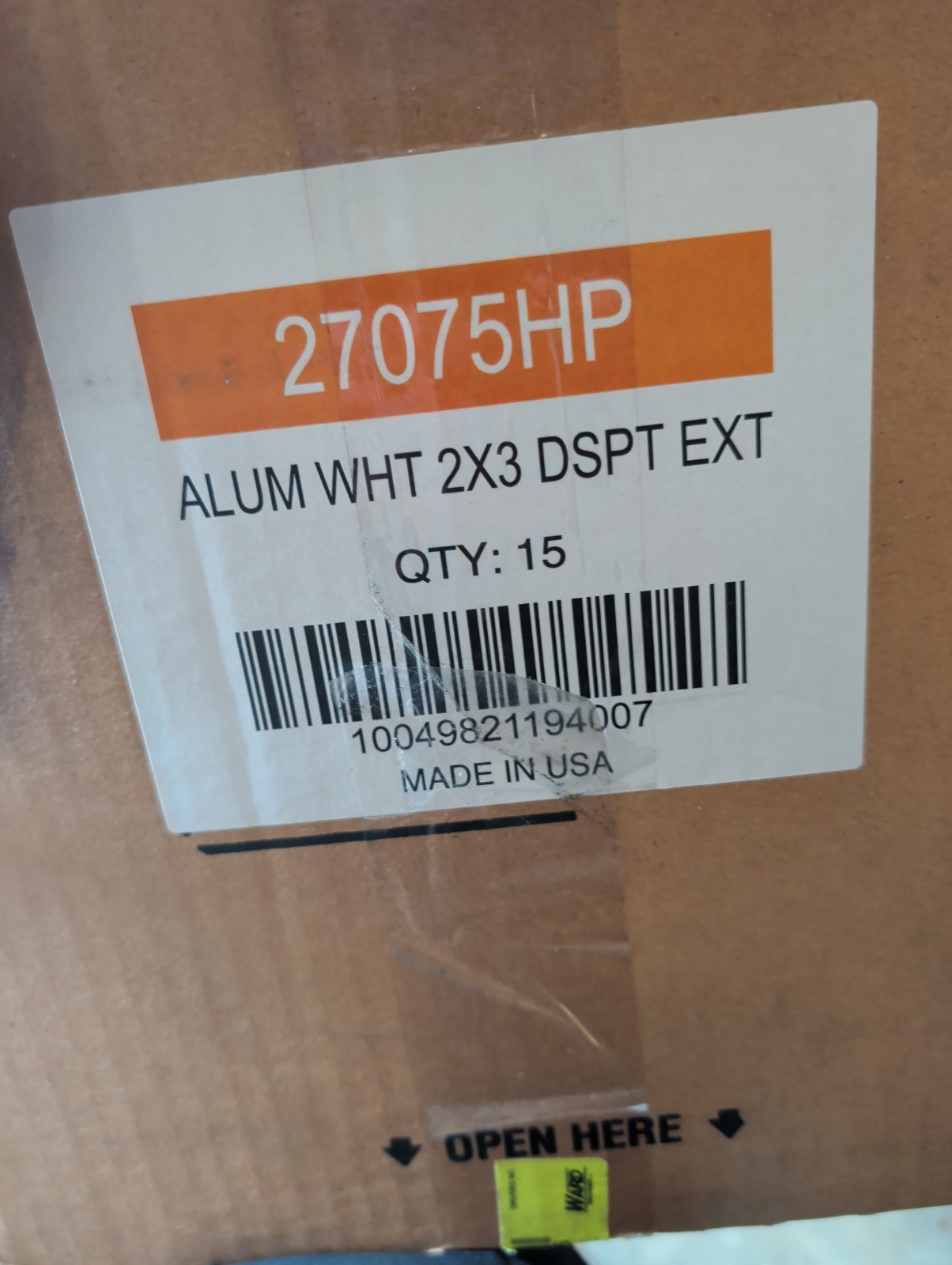 Amerimax 2X3X15 Extn Downspout Entire Case Lot Of 15