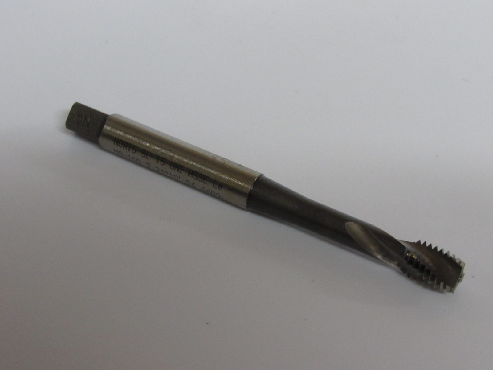 REIME-NORIS 8mm Metric M8 ISO-2 SL-15 UNI HSSE 3 Flutes Spiral Flute Tap Germany
