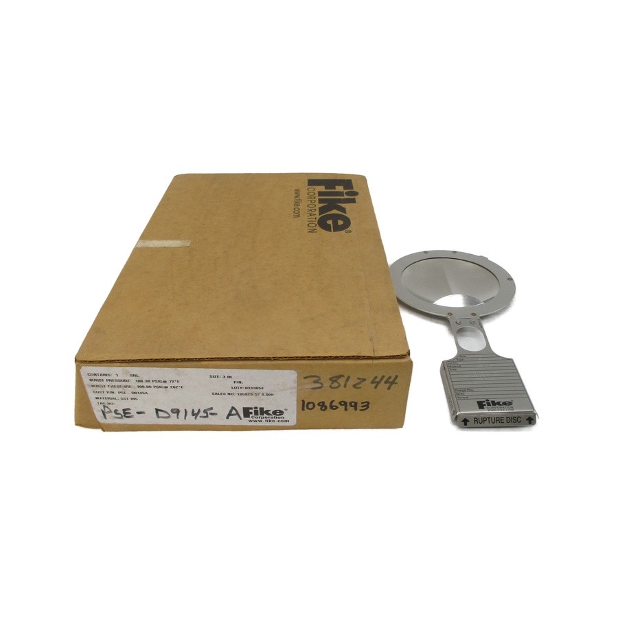 FIKE SRL PSE-D9145A 106.38/100.00PSI 72/262’F 3″ NSMP