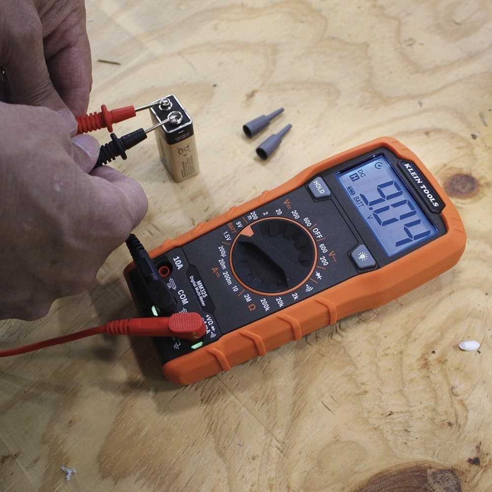 Versatile Digital Multimeter with Lead Alert & Backlit LCD for Precise Testing