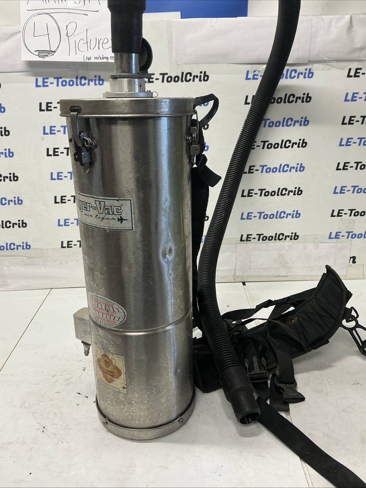 Tiger-Vac SSAT-6L BP Explosion Proof Air Powered Vacuum X-771s