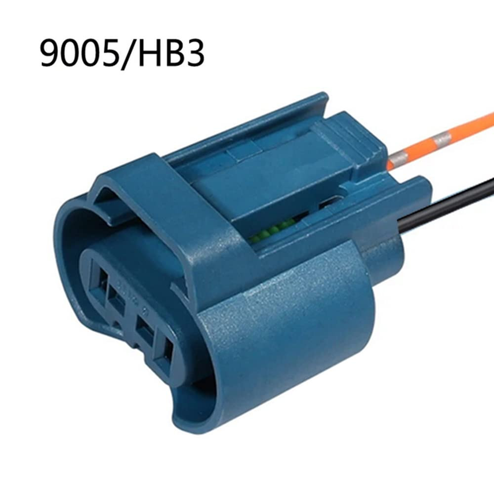 4-Pack 9005 HB3 OEM Adapter Wiring Harness Sockets Wire Connector for Halogen Bu