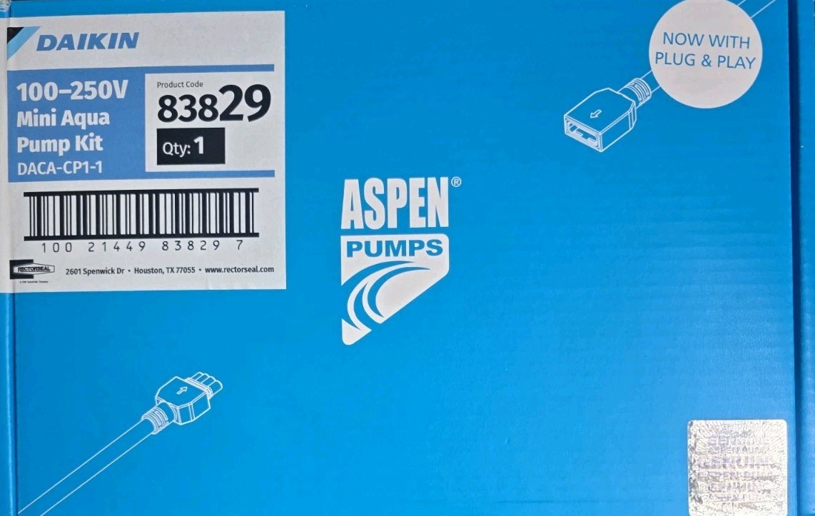 New ASPEN 83829 Mini Aqua Pump Kit DACA-CP1-1