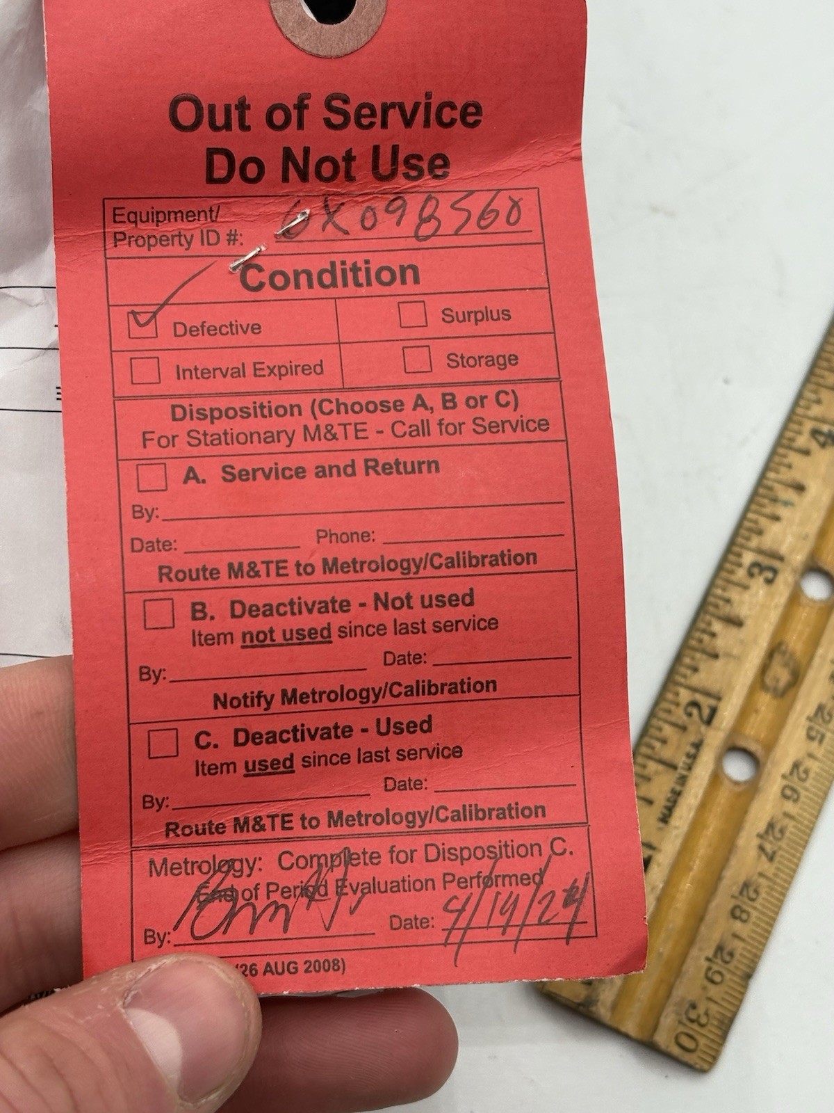 Barcor 3127-SPC Electronic Digital Chamfer Gauge 90 -127 Degrees 2”-3” Used +