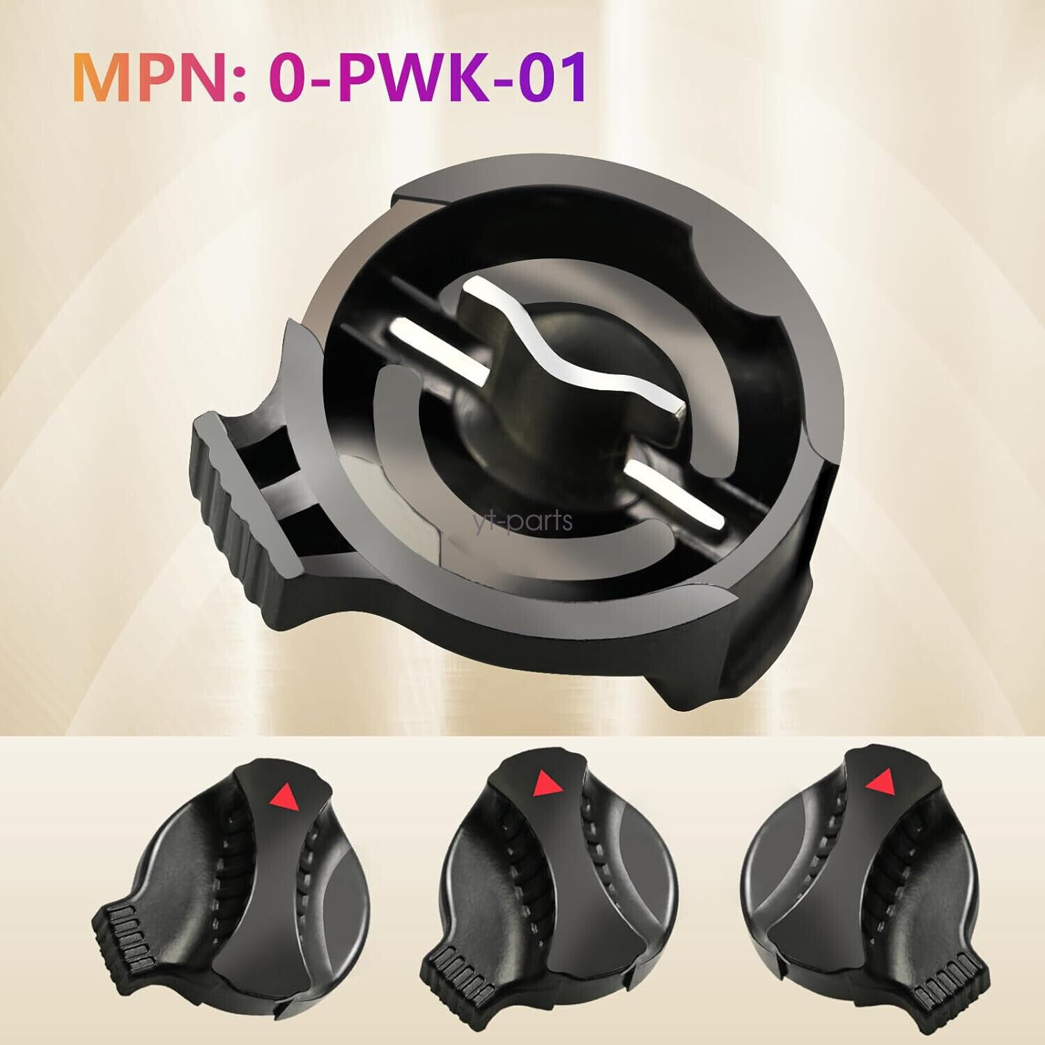 3 Pack Fits Magnetek Transmitter Start Power On Flex Button Key Cap 0-PWK-01