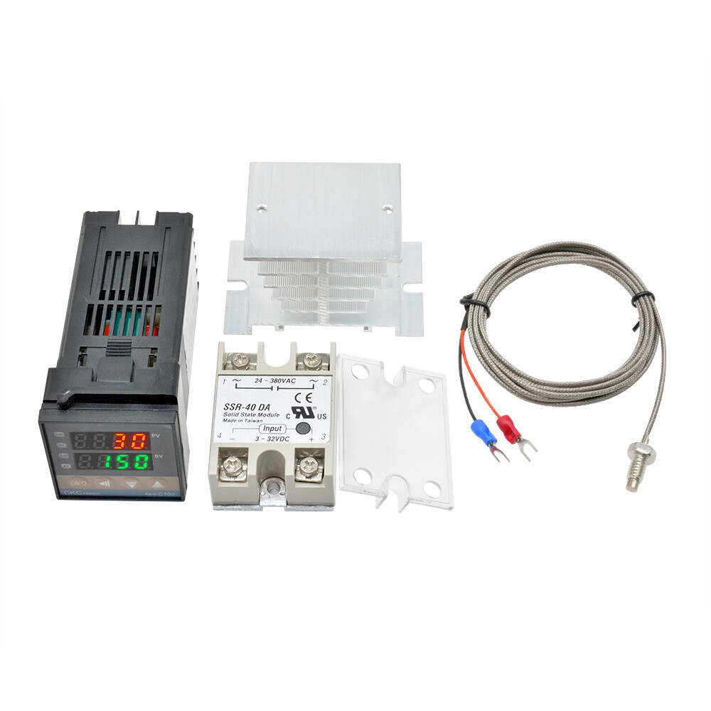 REX-C100 Digital Thermostat temperature Controller SSR Output K Thermocouple