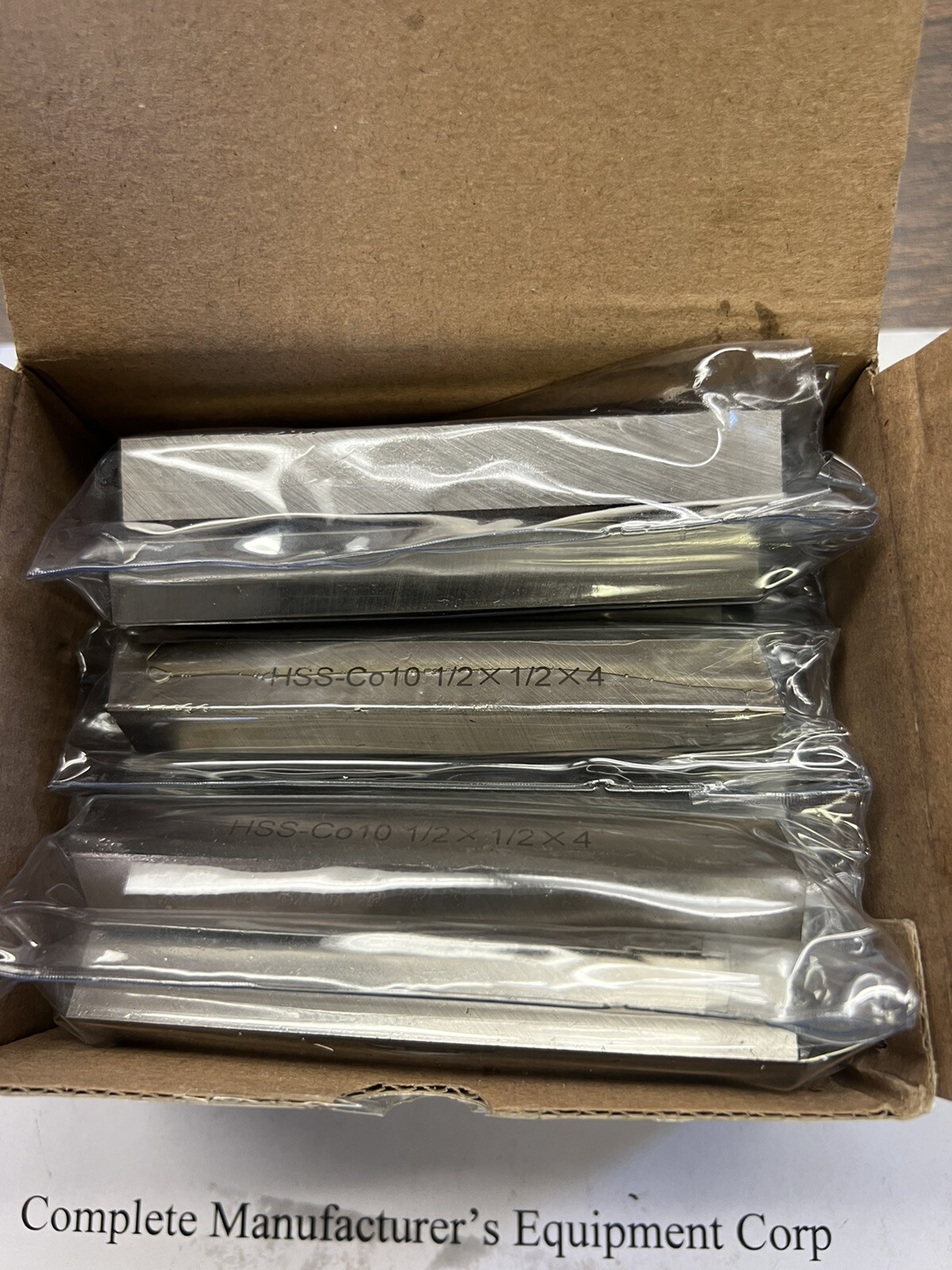 15pcs 1/2 x 4″ 10% cobalt HSS Square tool bits for $189.00 #HS-CO2B-12-new