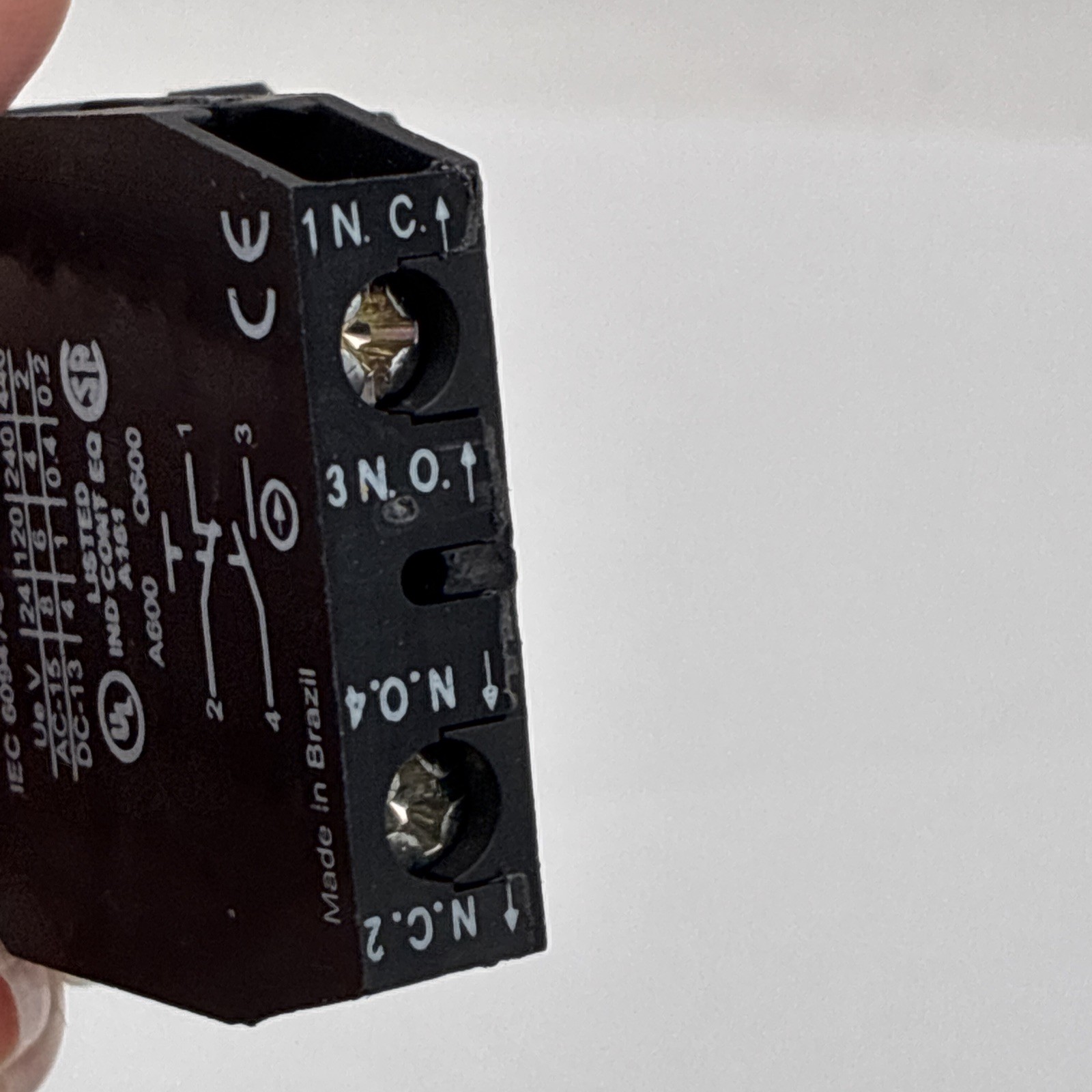 EATON CUTLER HAMMER E22B11 Switch Part, Contact Block, Dpst, 1No 1Nc, I New