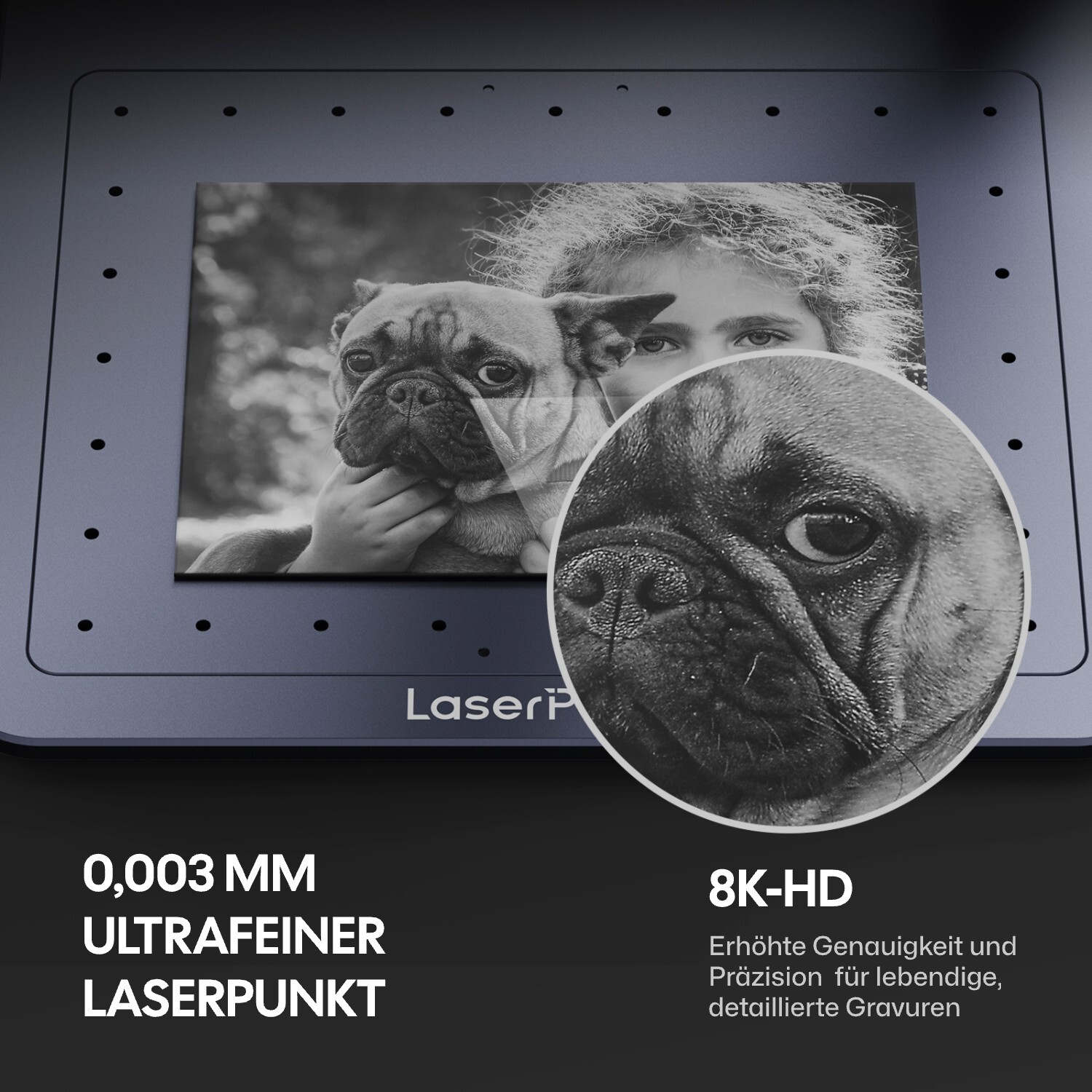 Refurbished LaserPecker LP4 10W Dual Laser Engraver 4000mm/s Speed Metal DIY