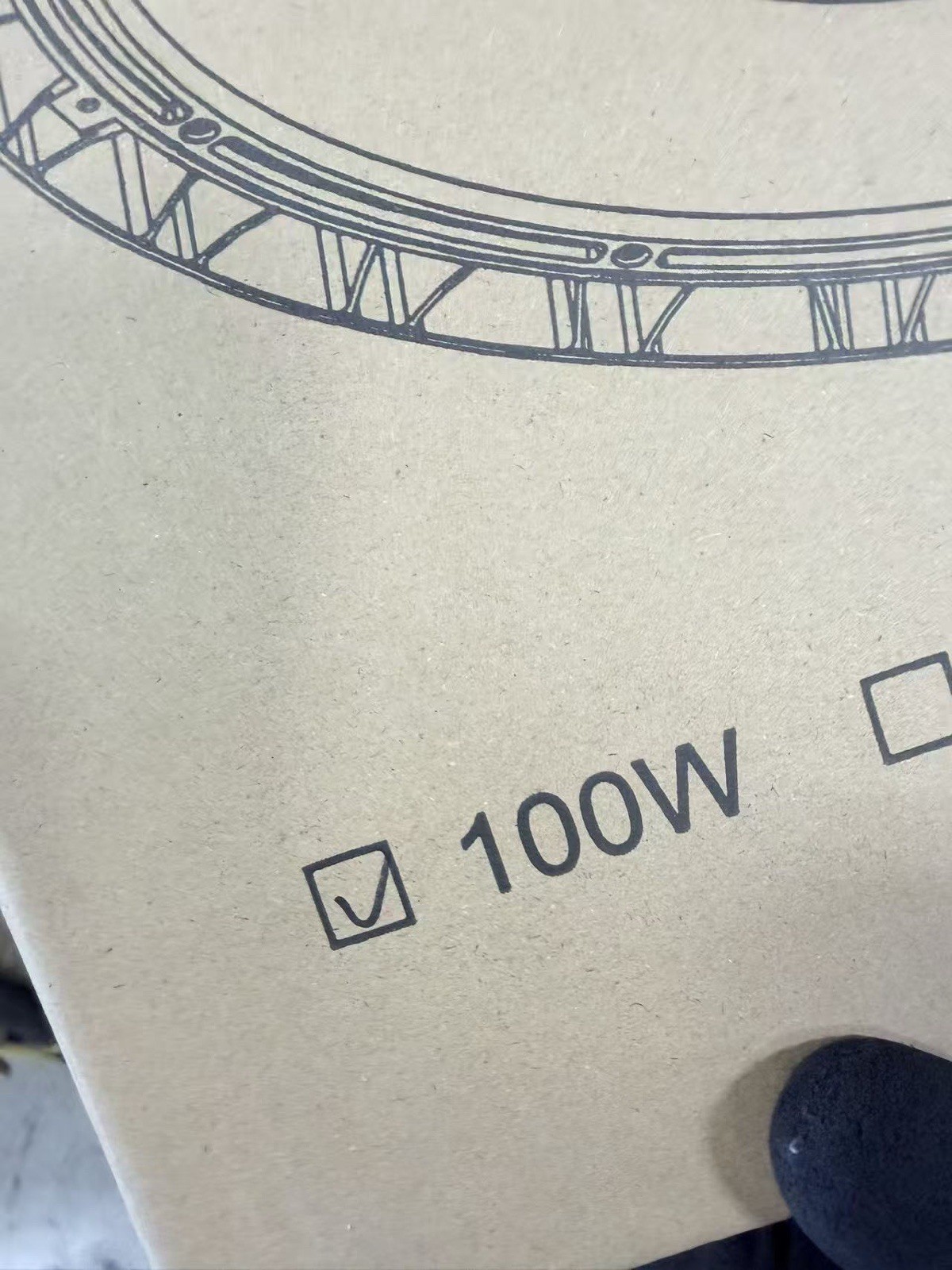 100W LED High Bay Light 5000K Dimmable UFO Shop Garage Warehouse