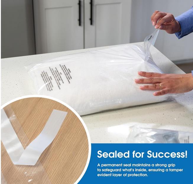 1000 6 x9 Poly Bags Resealable Suffocation Warning Clear 1.5 mil Shirt Apparel