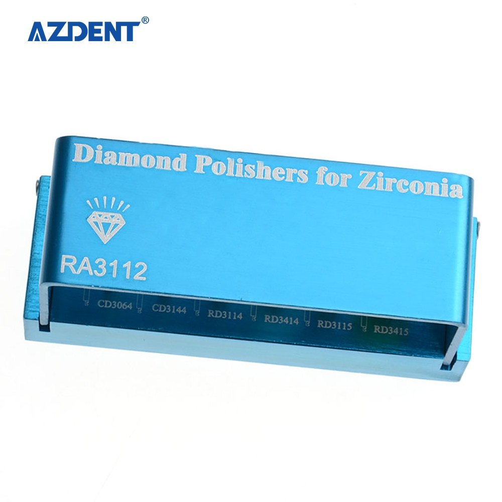 Dental Zirconia Intraoral Clinical Diamond Polishing Kit For Low Speed Handpiece