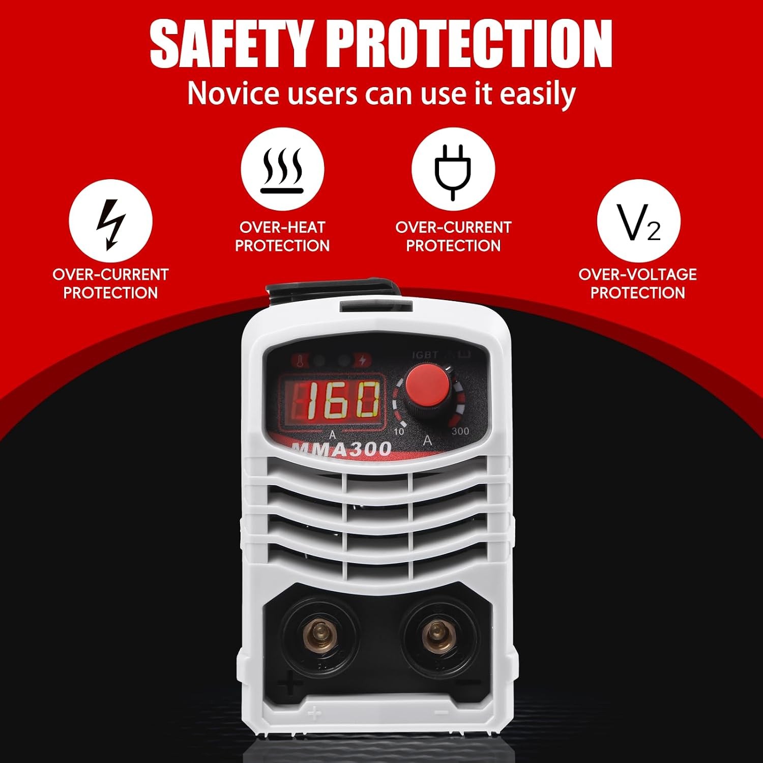 MMA300 Electric Welding Machine |Mini Portable Stick Welder |IGBT Inverter Welde