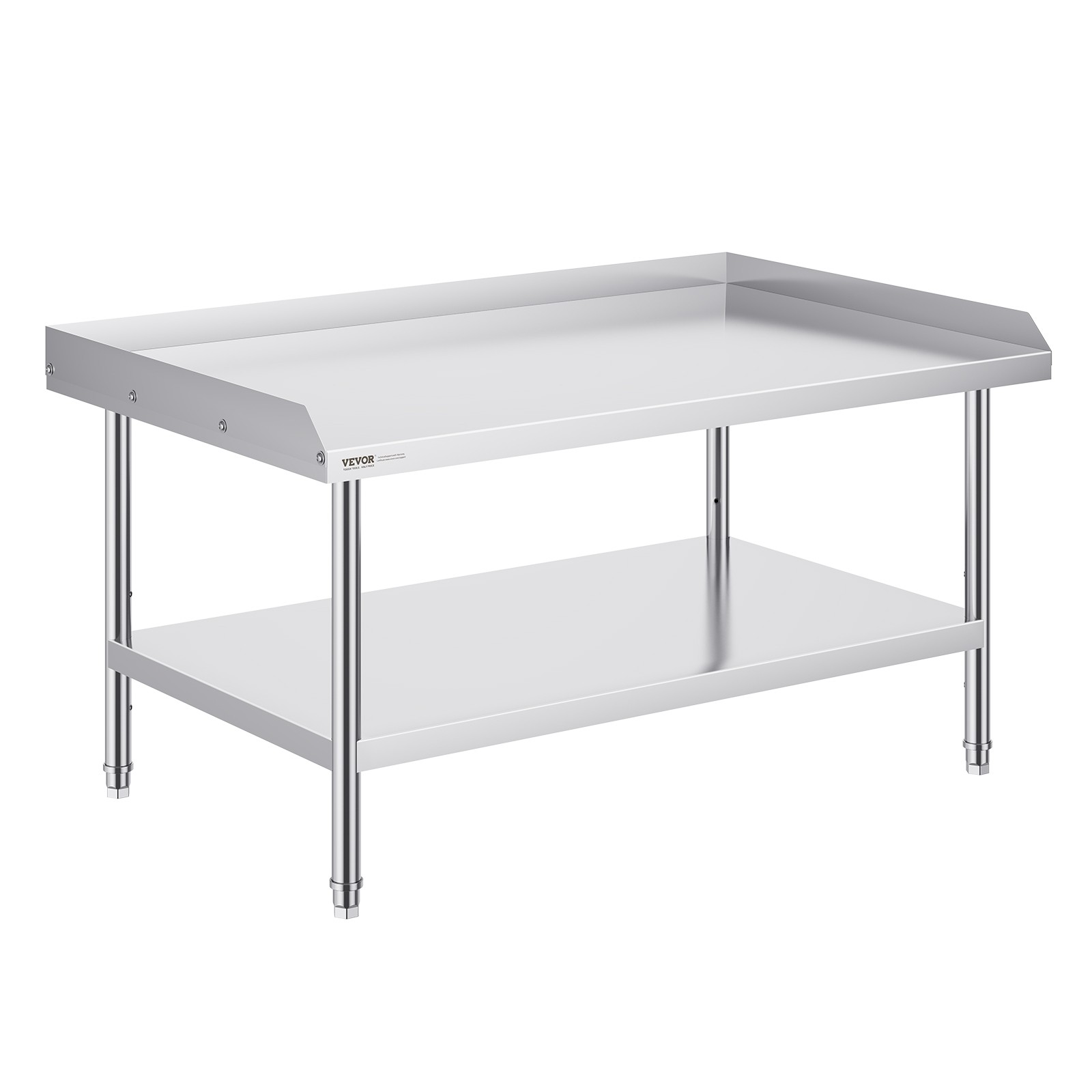 VEVOR Stainless Steel Work Table 30″x48″ Commercial Food Prep Table Restaurant
