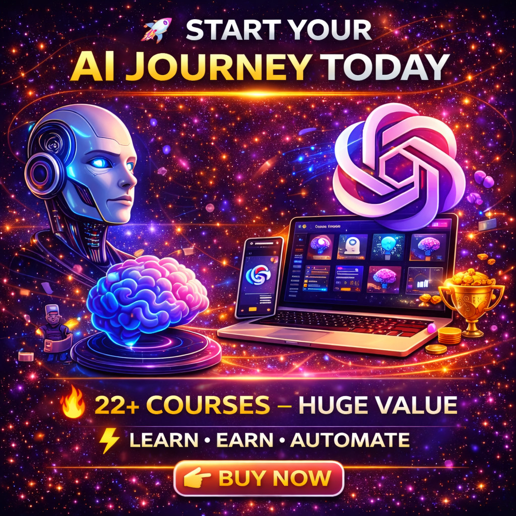 AI ChatGPT Course Bundle 22+ Courses Automation Prompts, Digital Download