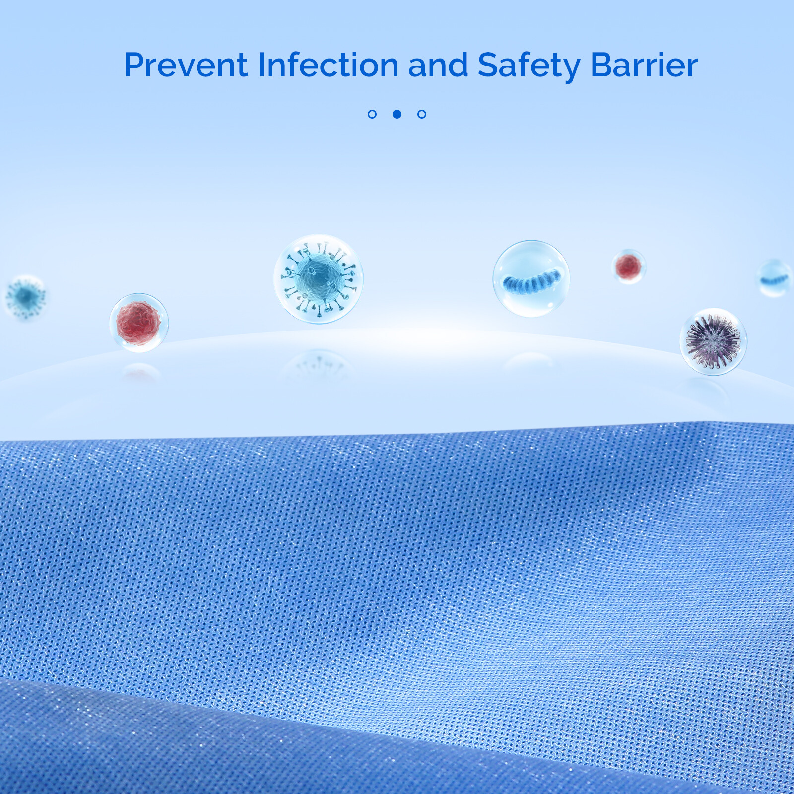 JMU Autoclave CSR Dental Sterilization Wraps, SMMS Non-woven Sterilization Sheet