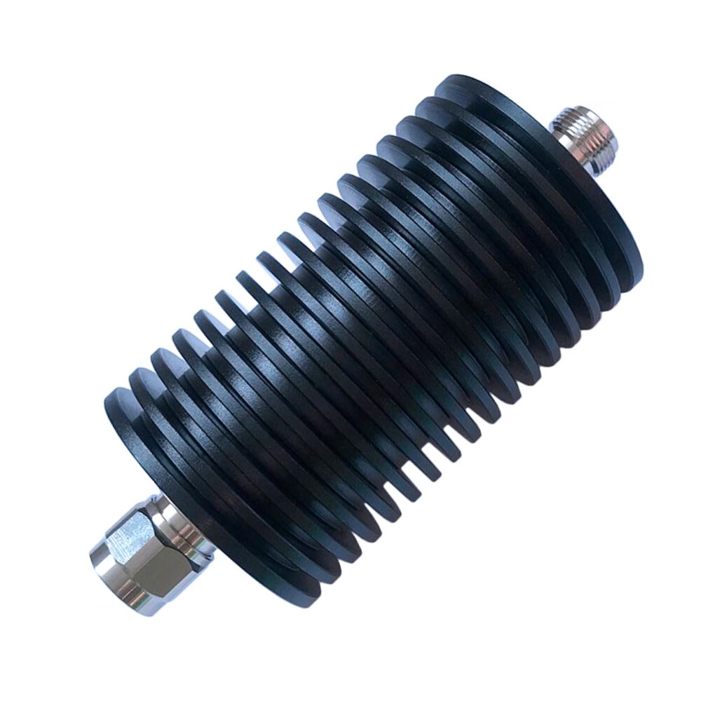 100W RF Coaxial Attenuator N Type Male to Female 1-60dB 3GHz 50 Ohm Round Black