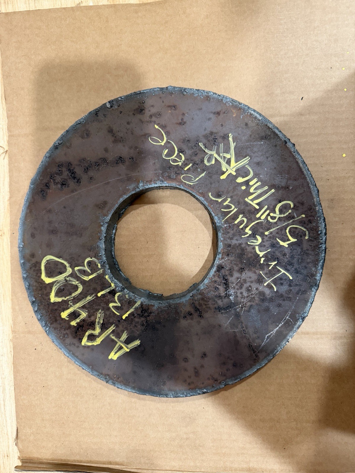 Irregular Piece of Abrasive Resistant Steel Plate – AR400 – 5/8” Thickness