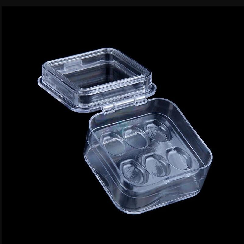 Dental Denture Hinged Display Box Film Membrane Storage Case False Teeth Case