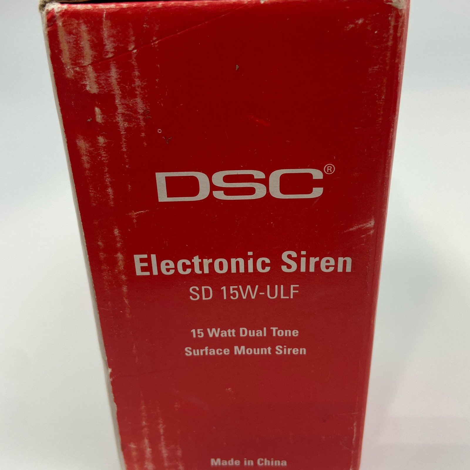 DSC SD-15WULF 15W Dual-Tone Siren, White, 4.3×4.3×2.2 in