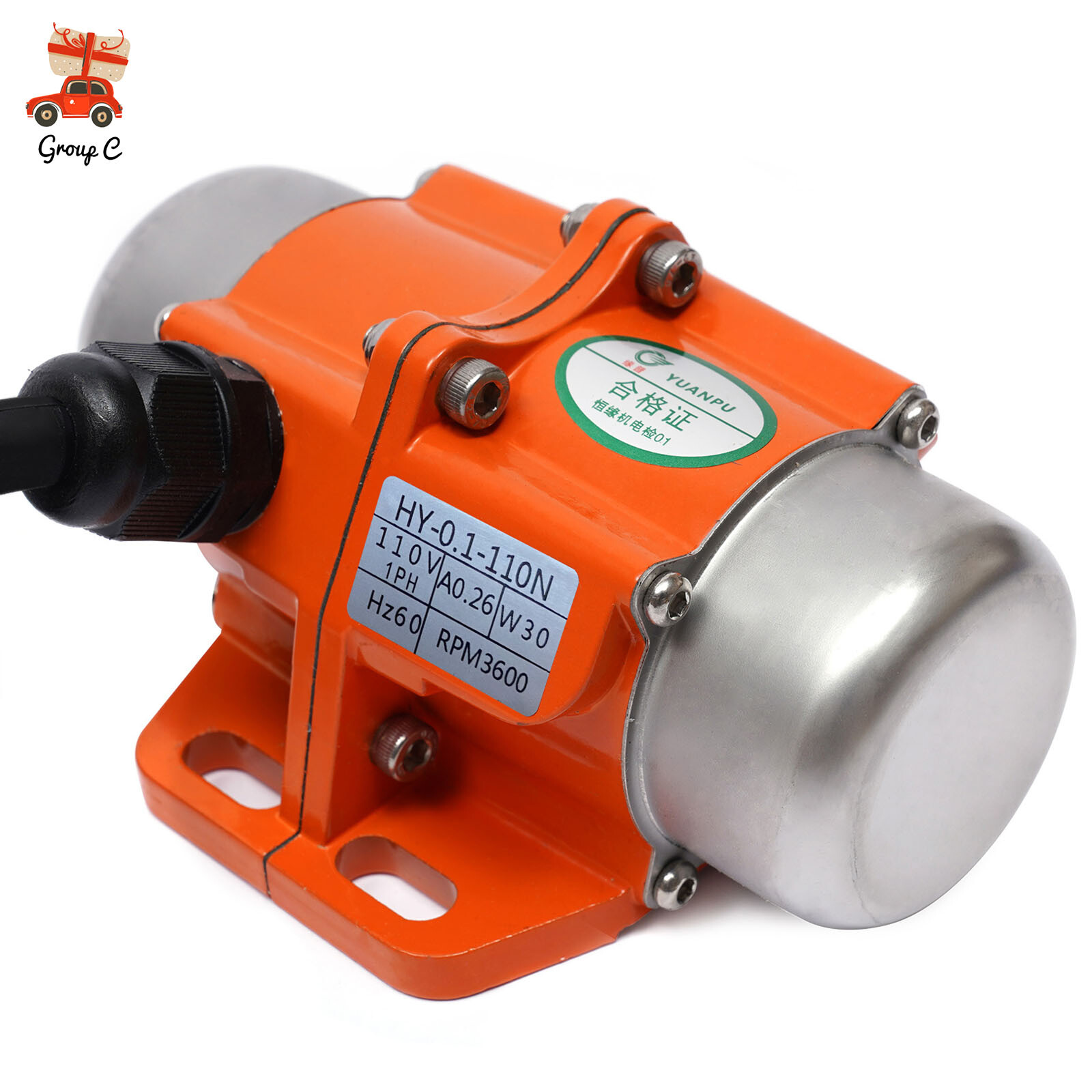 AC Vibration Motor 110V 30W 1-phase 3600rpm Speed Vibrating Motor