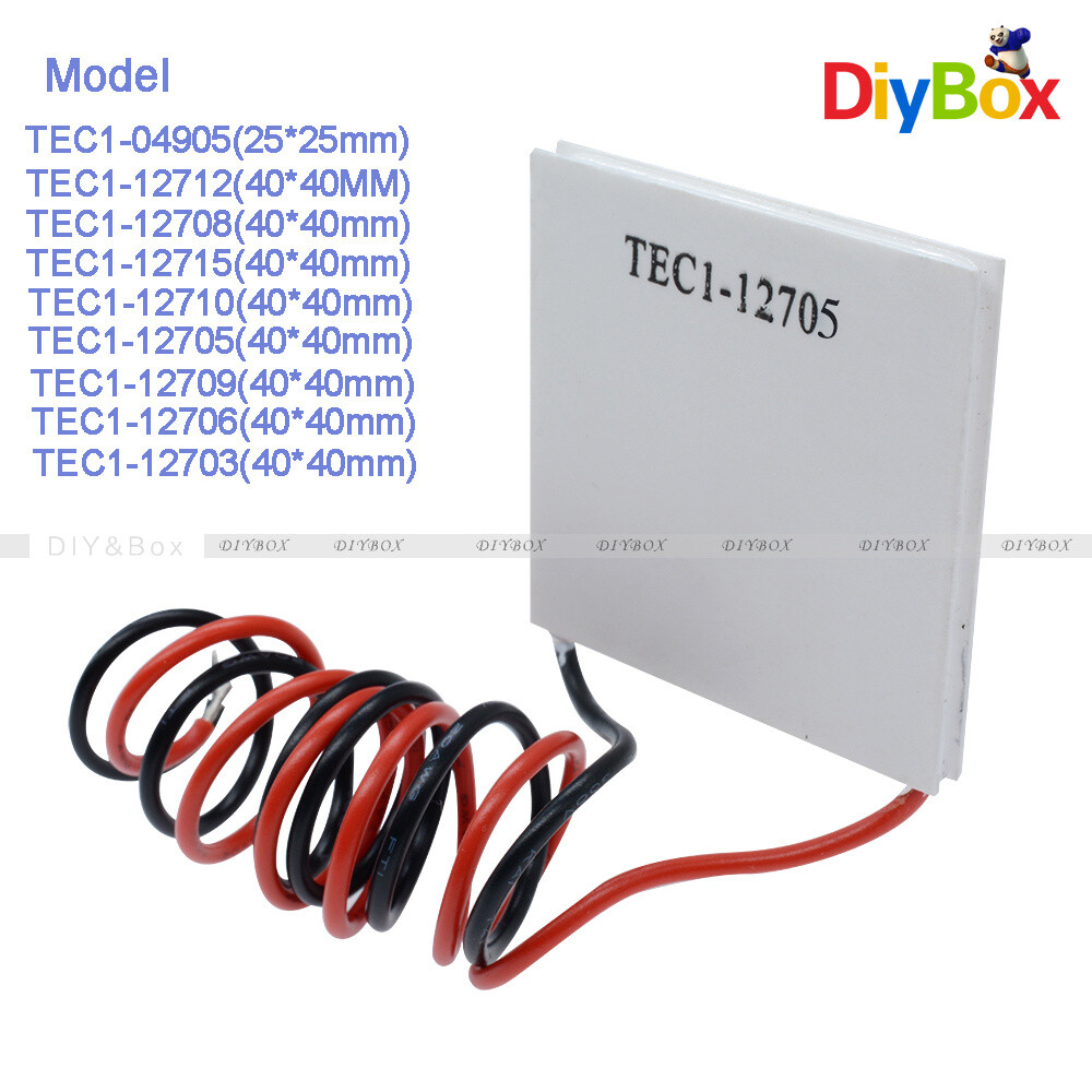 TEC1 12706 12715 Heatsink Thermoelectric Cooler Cooling Peltier Plate 40*40mm