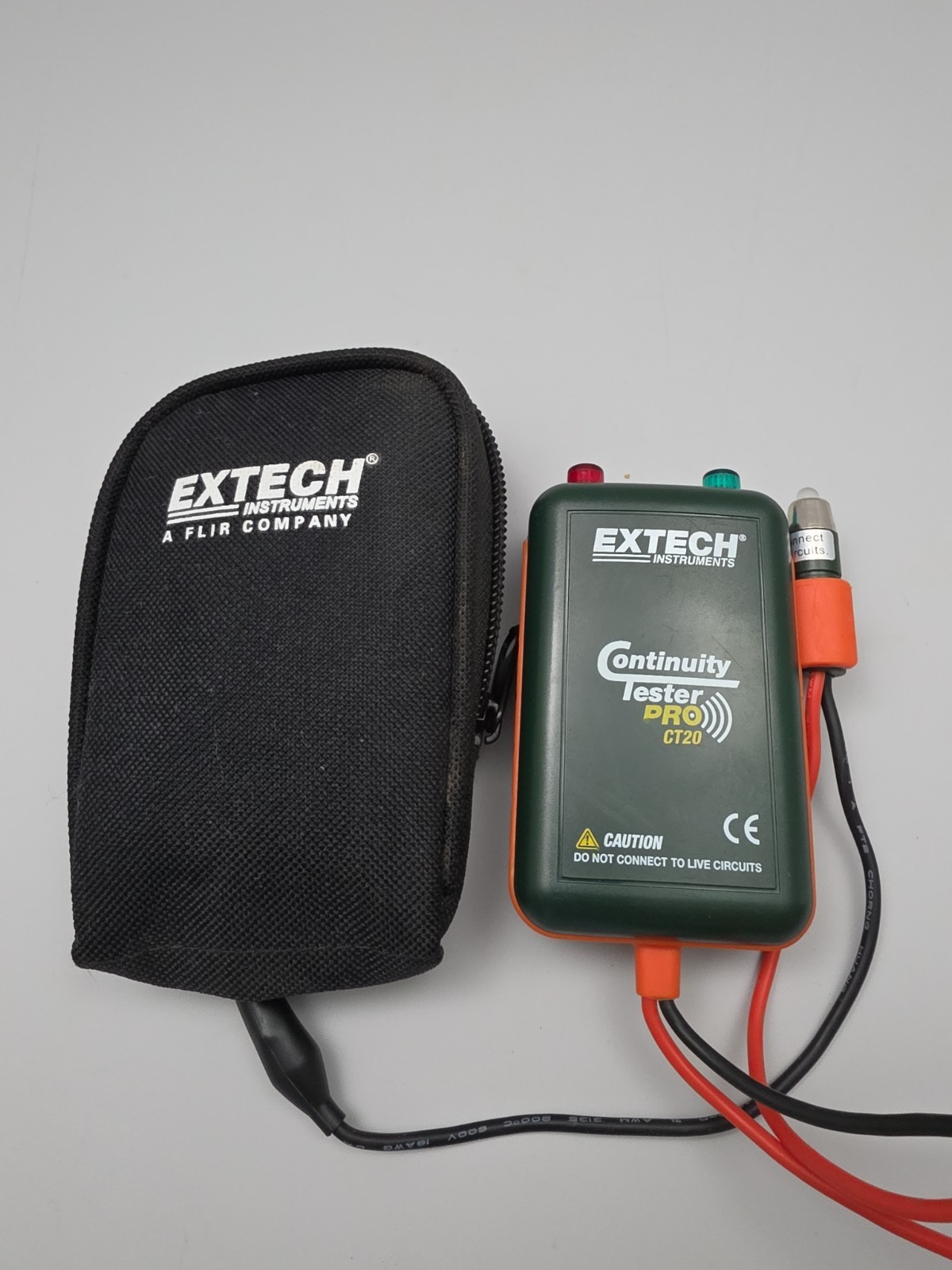 Extech Instruments CT20 Continuity Tester Pro with Bag