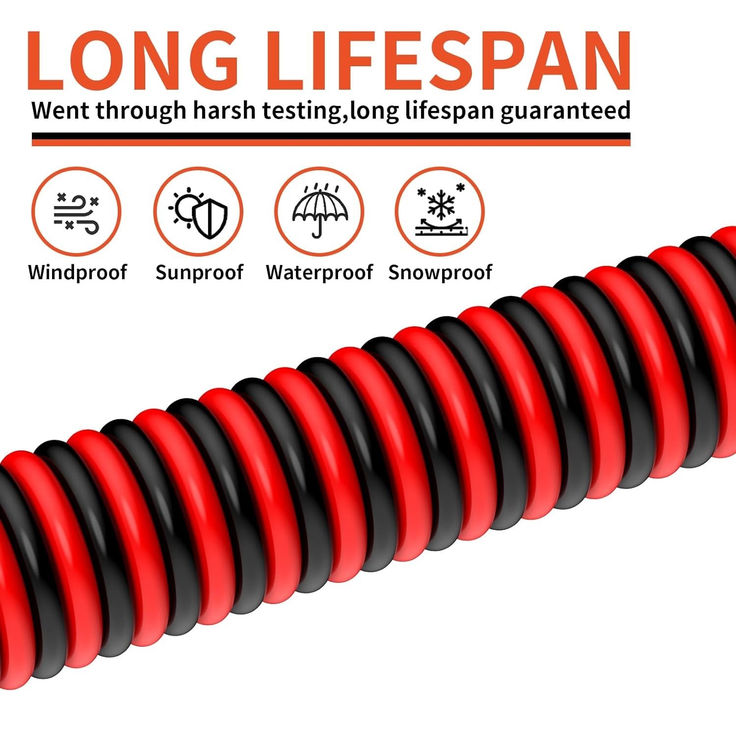 20 Gauge 2 Conductors 30FT Electrical Wire, Red Black Cable, Flexible Low Vol…