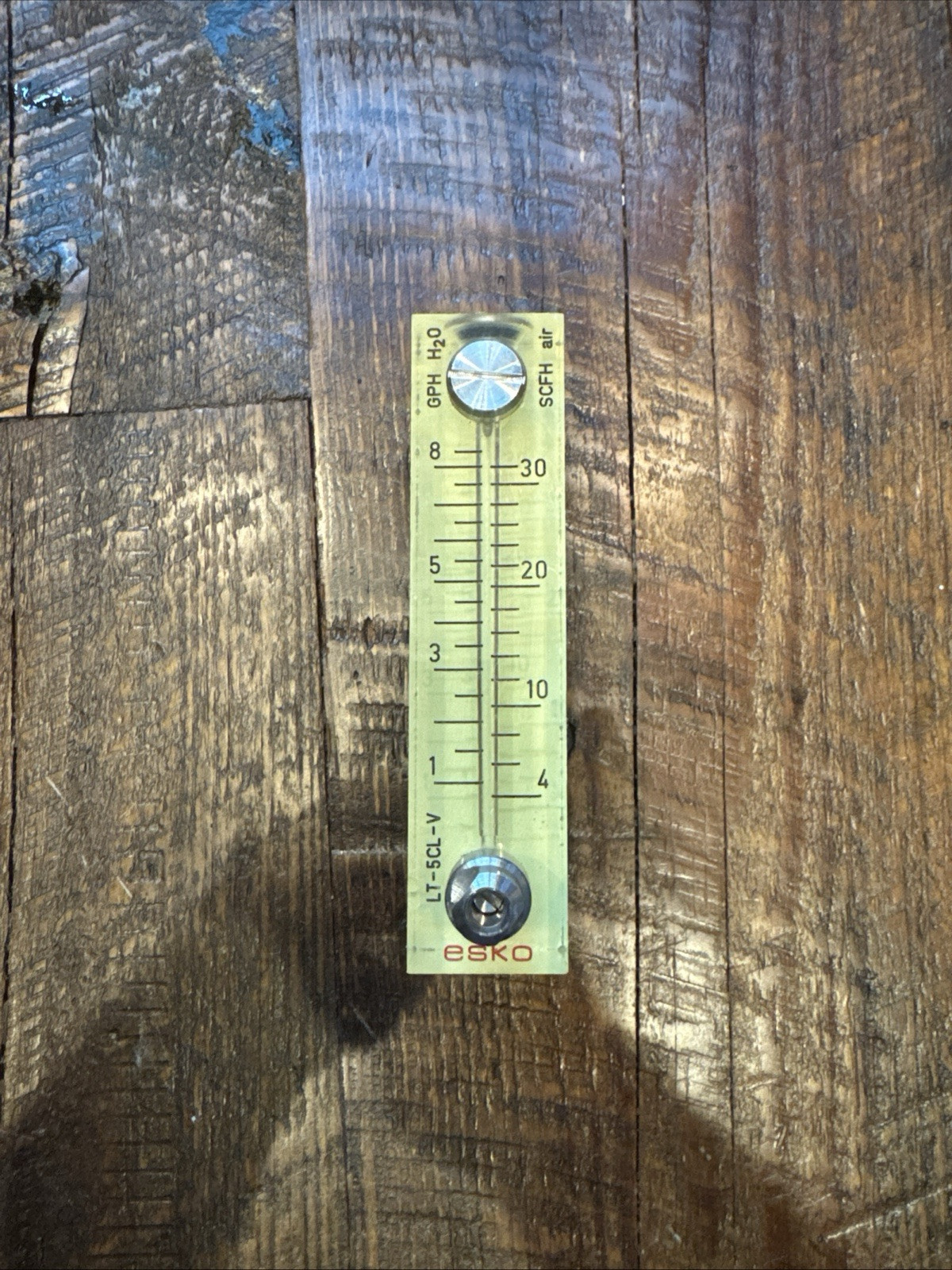 KYTOLA Flow Meter Gauge ESKO LT-5CL-V GPH H2O SCFH Air – Muurame Finland READ