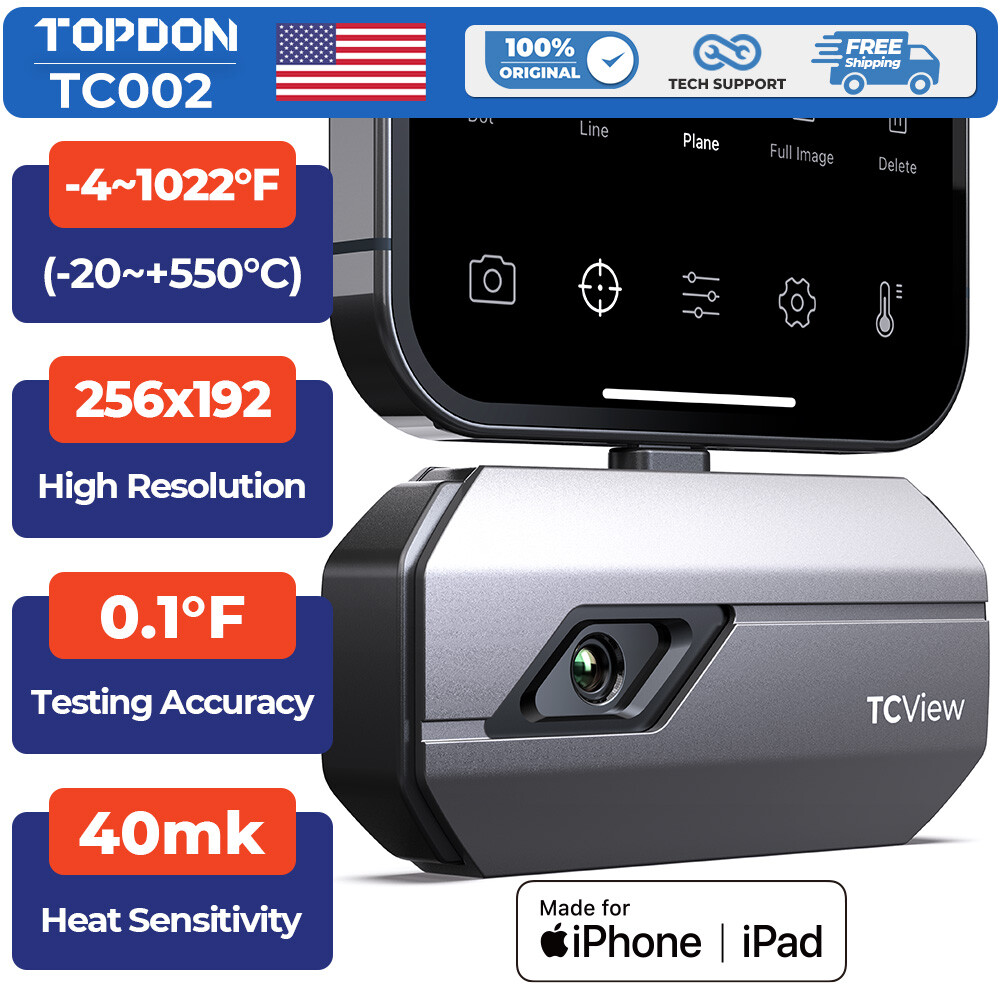 IR Imager Detector Infrared Thermal Imaging Camera Lightning for IOS Cell Phone