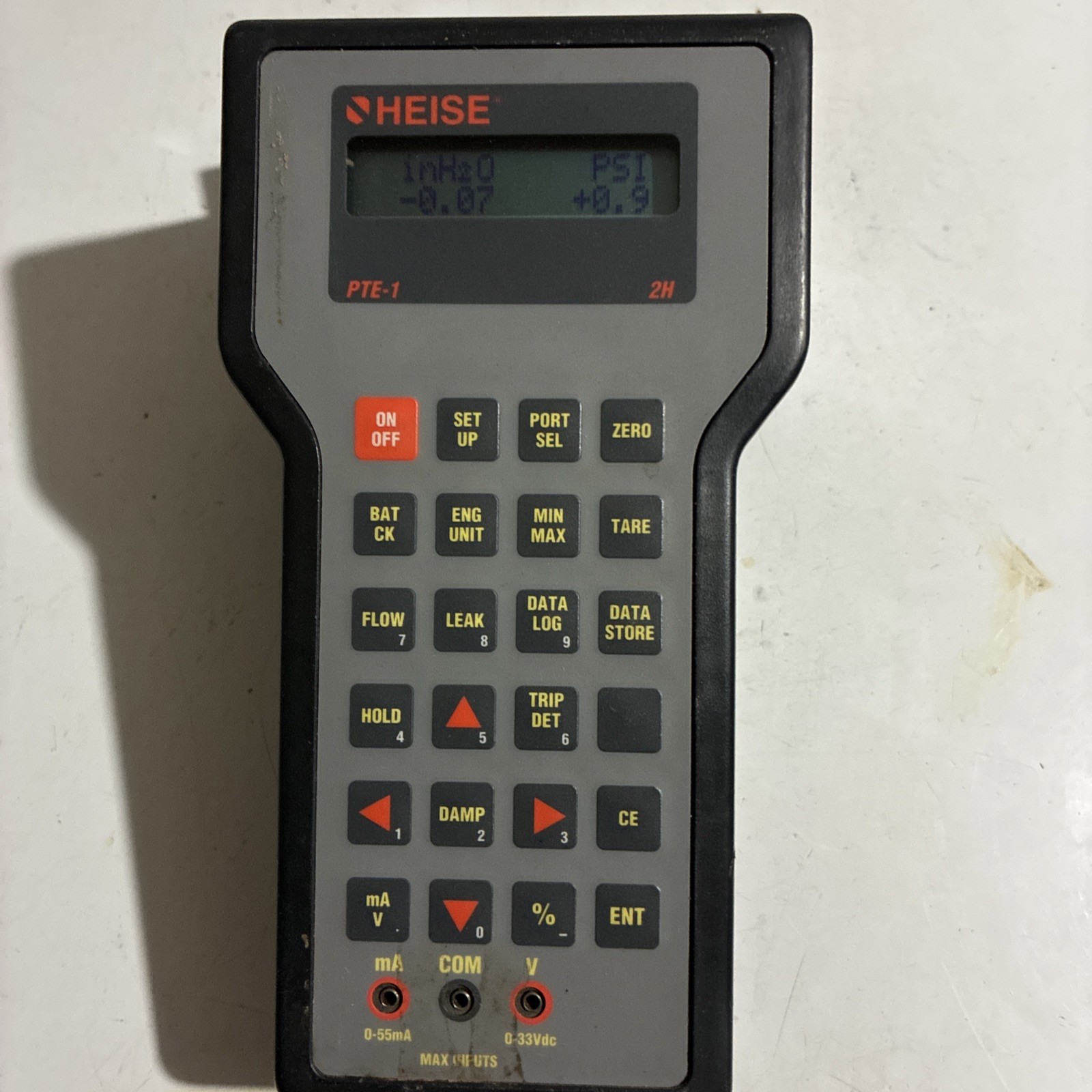 HEISE PTE-1 2H Hand Held Calibrator + 1 HQS-2 Test Module, 0-100 PSIG (0.05%)