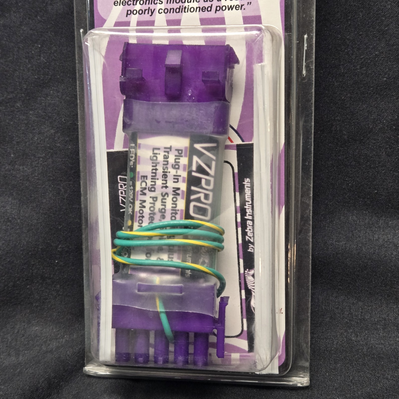 Zebra Instruments VZPRO ECM Motor Protector S59‑420 Surge Protection S59420 NEW