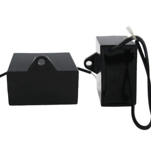 CBB61 10uF AC 450V 50 60Hz 2 Wire Metallized Polypropylene Film Capacitor Fan
