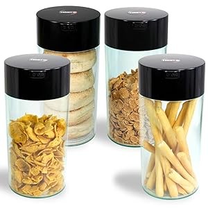 Tightvac 5 to 24 Ounces Airtight Storage Container – Multi-use Vacuum Seal for
