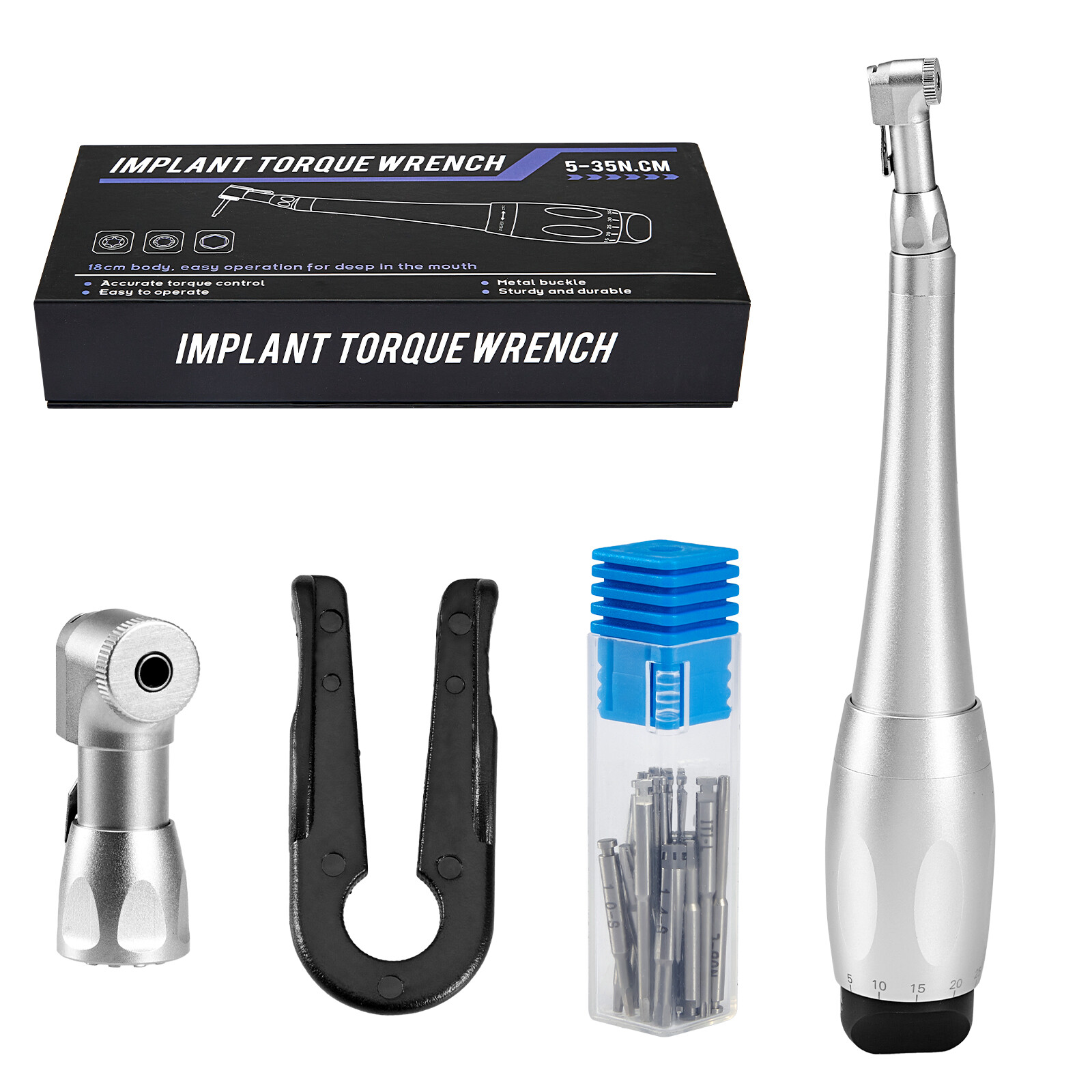 Dental Universal Implant Torque Wrench Drivers Implant Instrument 16Pcs Drivers