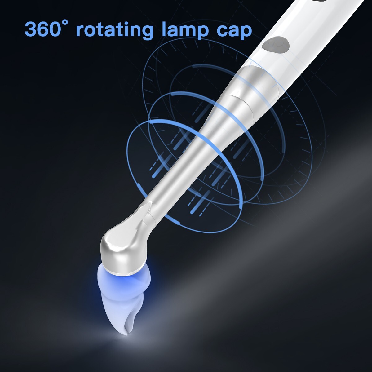 Dental Cordless LED Curing Light Lamp 1 Second Cure 800-1400mw/cm² AZDENT