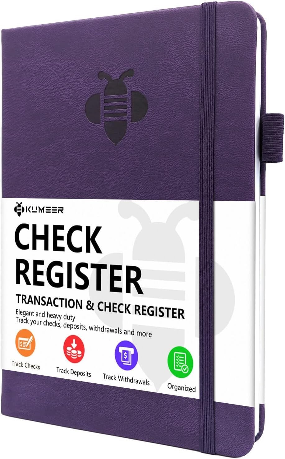 Check Register – Elegant Check Registers for Personal Checkbook with Check & …