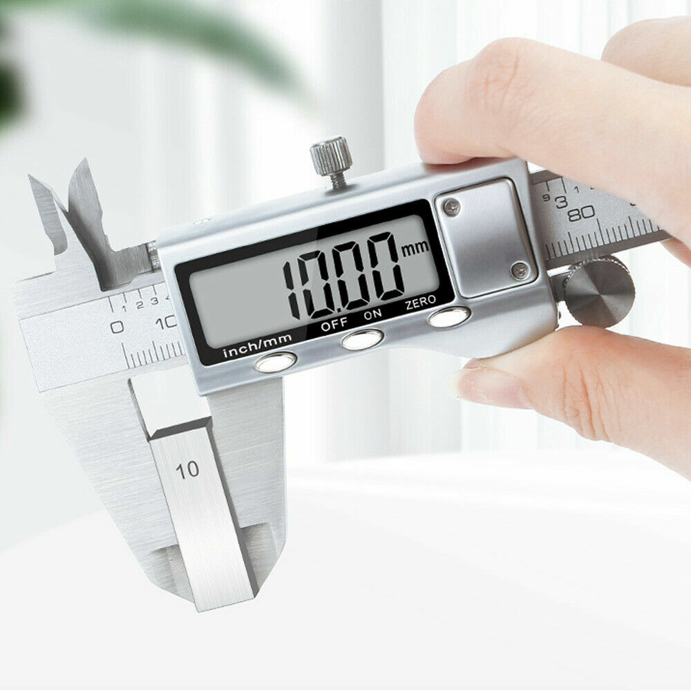 150mm 6″ Digital Caliper Vernier Micrometer Electronic Measuring Ruler